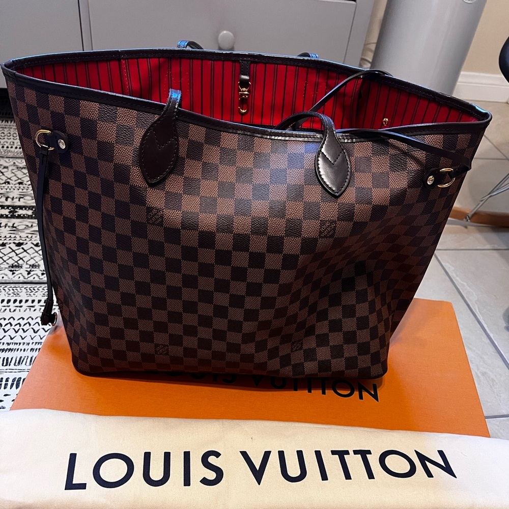LOUIS VUITTON NEVERFULL GM in Damier Ebene